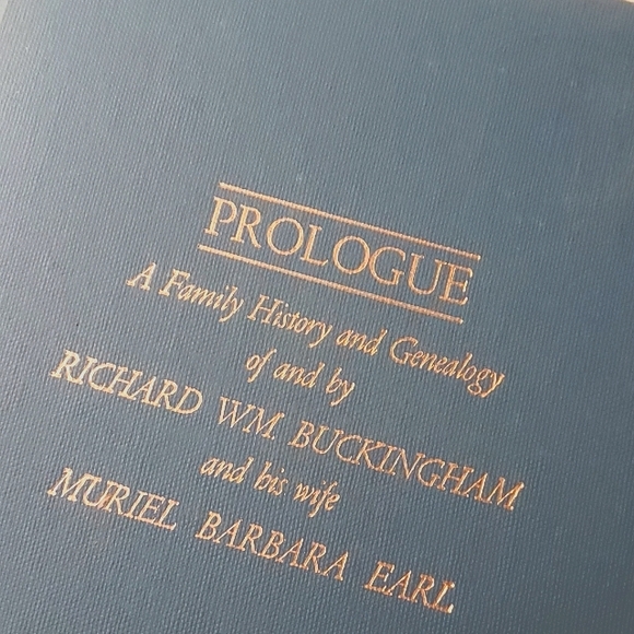 VA. GENEALOGY of Richard Wm. Buckingham & Muriel Barbara EARL (A Va  Family) - Picture 1 of 12